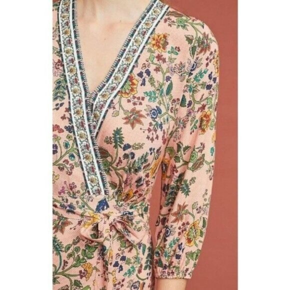 Farm Rio Women's Size Small Maxi Long Wrap Dress - Picture 2 of 9